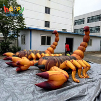 Modèle de Scorpion Gonflable Géant pour Décoration de Scène d'Halloween, Fête à Thème, Gonflables
