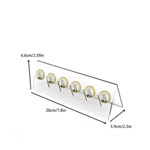 2x2 Clear Acrylic Coin Display Holder