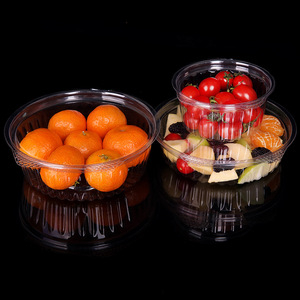 Conteneur Rond en Plastique PET Transparent de Qualité Alimentaire, Épais, pour Sandwichs et Pains, Vente Chaude d'Usine Fujian <span class=keywords><strong>Bingo</strong></span> - Product Image 4