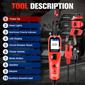 2025 Autel PowerScan PS100 <strong>Electrical</strong> System Diagnostic Tool Automotive Circuit <strong>Tester</strong> Power Circuit <strong>Probe</strong> Kit - Product Image 6