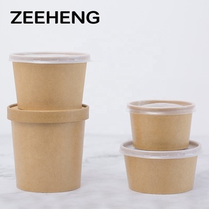 Bol à soupe en papier kraft jetable, de haute qualité, emballage alimentaire, bol à emporter, 1 pièce - Product Image 6
