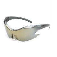 Lunettes de soleil monobloc en forme de rétro lunettes de soleil vent futur sports de plein air course à pied lunettes de soleil