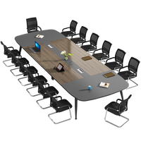XTHYZ-023 Ensemble de chaises de bureau de conférence modernes avec design extensible, panneau en mélamine, processus de scellement des bords complets, fabriqué en Chine