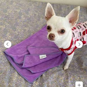 Luxe 60x90cm microfibre chien serviette de bain absorbant léger pour petits animaux durable salle de bain nettoyage pour animaux de compagnie bain - Product Image 5