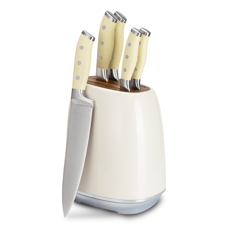 White base with a light beige color