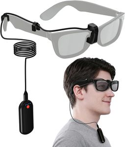 ที่ชาร์จแบบหนีบสำหรับแว่นตาอัจฉริยะ ชาร์จเร็ว น้ำหนักเบา แบตเตอรี่แบบสวมใส่ได้ และขั้วต่อที่ปรับปรุงสำหรับแว่นตา Ray-Ban Meta AI - Product Image 1