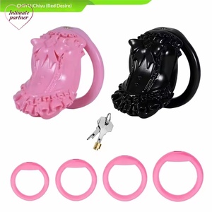 Candado de Castidad Lolita, Bondage Genital, Candado para Crossdressing, Estilo Anime/<span class=keywords><strong>Manga</strong></span>, Candado CB, Entrenamiento Maestro-Esclavo FLR - Product Image 3