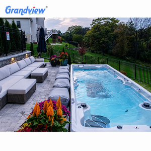 Grandview Luxury Acrylic in Ground Swim Spa pour piscine pour <span class=keywords><strong>8</strong></span> personnes - Product Image 3