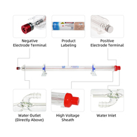 Yongli Jual Tabung Laser CO2 90W 100W 130W 150W 160W 180W Dapatkan Tabung Laser CO2 Gratis Peralatan Pemotong Penanda Pengukir Suku Cadang Mesin