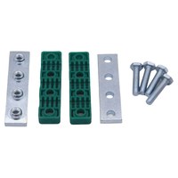 Collier de serrage hydraulique galvanisé robuste à trous multiples pour assemblages industriels en plastique, norme métrique