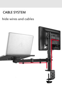 Giá đỡ máy tính để bàn, kẹp bàn, giá đỡ màn hình <span class=keywords><strong>LCD</strong></span>/LED có thể điều chỉnh, giá đỡ màn hình cho màn hình LED/<span class=keywords><strong>LCD</strong></span> 13-27 inch - Product Image 4