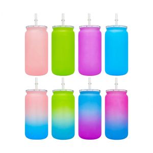 Vasos de Plástico Acrílico Mate de 16 oz, Libres de BPA, para Niños, Aptos para Envolturas UV DTF - Product Image 1