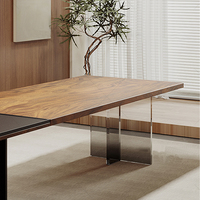 Bureau extensible en bois massif moderne avec un nouveau design pour usage commercial en bureau