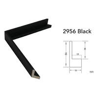 Marco Flotante de Madera de Pino Blanco y Negro de Calidad de Galería Personalizado para Lienzos, Pinturas al Óleo, Arte de Pared, Exhibición en Galerías, Modelo 2596