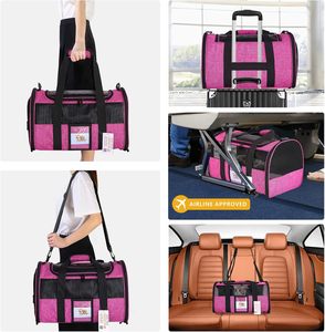 Bán Chạy Nhất Xách Tay Faa Đã Được Phê Duyệt Có Thể Gập Lại Pet Du Lịch Hãng Thông gió Mèo Con Chó Con Chó Con Túi Du Lịch Với Hộp Rác Cho Các Chuyến Bay - Product Image 6