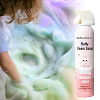 Savon Moussant Personnalisé OEM pour Enfants – Effet Nuage Amusant, Nettoyant et Moelleux – Cadeaux de Noël pour Enfants, Douche, Fête à Bulles en Extérieur