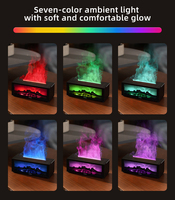 Haute qualité personnalisable couleur Logo diffuseur d'arôme Simulation cheminée flamme humidificateur pour chambre salon pour ménage