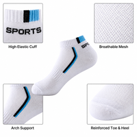 Chaussettes de sport athlétiques personnalisées de haute qualité avec logo, respirantes en maille et absorbantes en tissu éponge, pour hommes et femmes