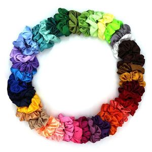 Elastic <strong>Hair</strong> Bands Scrunchy <strong>Hair</strong> Ties Ropes Satin <strong>Hair</strong> <strong>Scrunchies</strong> - Product Image 1