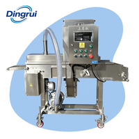 Machines automatiques de panification et d'enrobage pour la production de poulet frit sur ligne de production, destinées à la préparation rapide de poulet frit pour la restauration rapide