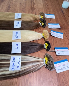 ผมต่อเคราตินปลายนาโน100ผมมนุษย์เวียดนามปลายยอดหลากสี - Product Image 1