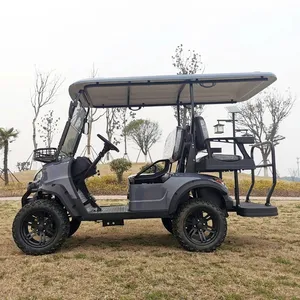 Yüksek kaliteli lityum pil Golf arabası 2 3 4 6 koltuklu Golf arabası kulüp araba off-Road Golf arabası hızlı elektrikli araba