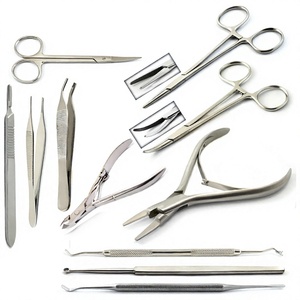 Premium German Stainless Steel <b>Nail</b> Care Podiatry Instruments <b>Set</b> Rust-Free Autoclavable Chiropody Tools Kit with Case - Product Image 1