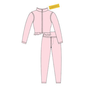 Conjunto <span class=keywords><strong>de</strong></span> Ropa Deportiva Transpirable <span class=keywords><strong>de</strong></span> Nailon y Elastano <span class=keywords><strong>para</strong></span> Niños, Ropa Deportiva <span class=keywords><strong>de</strong></span> Yoga <span class=keywords><strong>de</strong></span> Alta Gama <span class=keywords><strong>para</strong></span> Niñas, Estilo Otoñal, Ropa <span class=keywords><strong>de</strong></span> Entrenamiento <span class=keywords><strong>para</strong></span> <span class=keywords><strong>Adolescentes</strong></span> - Product Image 4