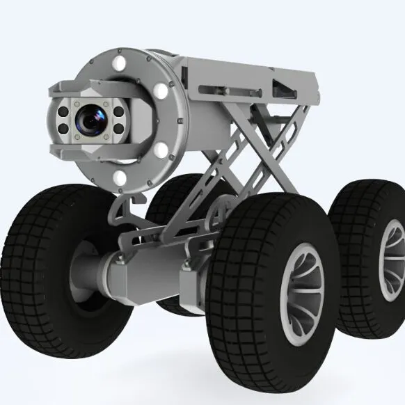 Rioolbuis Inspectie Crawler Robot Met Cctv-Systeem Pan Tilt Camera 12.1 Inch Display Voor 200-1500Mm Pijpleiding