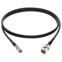 Câble CoaXPress CXP-6 DIN 1.0/2.3 mâle vers BNC mâle 75 Ohm, câble coaxial haute vitesse pour caméra de vision industrielle