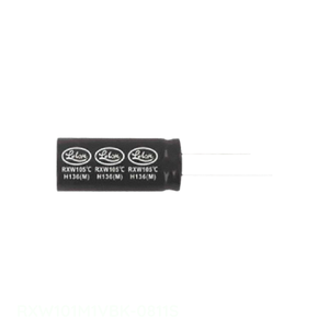 Condensateur original RXW101M1VBK-0811S CAP ALUM 100UF 20% 35V RADIAL - Product Image 1