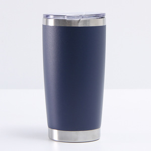 Custom Logo 20oz Double Wall Tumbler Vacuum Insulated Stainless Steel Camping <b>Coffee</b> Travel Mug With Lid - Product Image 1