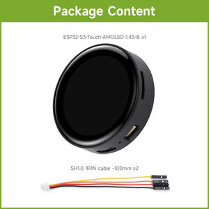 ESP32-S3-Touch-AMOLED-1.43 Waveshare Papan Pengembangan Layar AMOLED 1.43 inci 466*466 Antarmuka QSPI Layar Bulat - Product Image 6