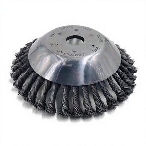 Tête de débroussailleuse hydraulique à essence HYZH 150mm/200mm en <span class=keywords><strong>fil</strong></span> d'acier, lames rotatives pour coupe-herbe, OEM universel pour tondeuse à gazon - Product Image 1