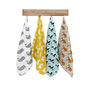 Super doux dessin animé impression réversible bébé filles garçons ensemble de bavoirs de <span class=keywords><strong>bave</strong></span> de <span class=keywords><strong>bandana</strong></span> pour baver et dentition - Product Image 2