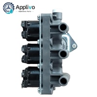 Válvula de Entrada de Agua Eléctrica de Triple Salida FPE180A22 220V-240V 50/60Hz Duradera para Lavadora de Tambor Meiling, Válvula Solenoide
