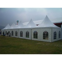 Chapiteau gonflable de luxe d'auvent de PVC 3X3 4X4 5X5 10X10 tente de pagode de belvédère d'hexagone tente imperméable de partie pour l'usage extérieur