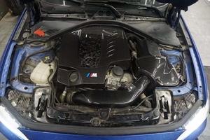 Élément de filtre à air en fibre de carbone sèche, tuyau d'admission, tissage sergé 3K, kits de système d'admission d'air pour BMW M135i M235i <span class=keywords><strong>M335i</strong></span> M2 N55 3.0T - Product Image 6