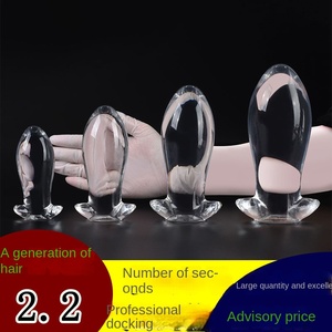 Tapón Anal de Huevo de Dragón, Cristal Transparente Grueso, Expansor, Juguete Sexual para Uso en la Espalda - Product Image 2