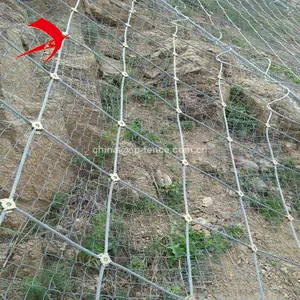 Protection System rockfall netting SNS Flexible Slope security screen wire mesh flexible metal mesh netting