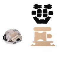 Doublure de casque tactique sportive personnalisée, élastique et réglable, résistante à la chaleur, détachable, sans couture, avec boucle auto-agrippante