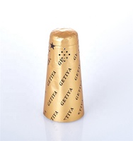 Offre Spéciale populaire champagne capsules d'aluminium de bouteille de vin cou feuille
