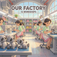 Jouets en peluche personnalisés en forme de raton laveur, OEM ODM, poupée en peluche de raton laveur de dessin animé, vente en gros, cadeau pour enfants