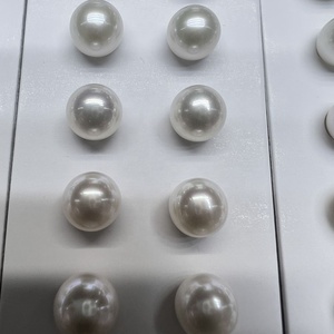 Wholesale 7-7.5mm Perfect Round AAAAA Grade Matched <strong>Pearls</strong> Pair Freshwater <strong>Pearls</strong> DIY Jewelry <strong>Beads</strong> No Holes - Product Image 4