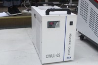 Mesin penanda Laser UV terbang kecepatan tinggi harga pabrik rendah 10W kabel daya pola cetak Galvo untuk industri kaca