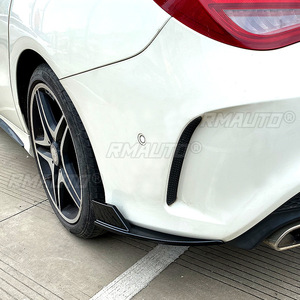 Rear Bumper <b>Diffuser</b> Splitter Canard Spoiler for Mercedes Benz CLA Class C117 W117 AMG CLA45 2013-2019 <b>Car</b> Accessories - Product Image 4
