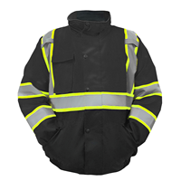 Veste de sécurité SMASYS à haute visibilité, doublure en polaire de couleur fluorescente, pour le travail, classe 2 ANSI, marché américain, veste de sécurité réfléchissante à succès