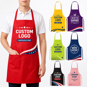 Delantal Personalizado para Campañas Políticas con Logotipo - Delantales Promocionales para Eventos Electorales y Manifestaciones de Apoyo al Voto - Product Image 1