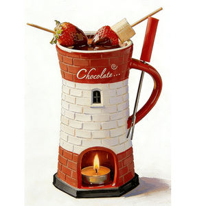 Olla para Fondue de Chocolate con Diseño de <span class=keywords><strong>Faro</strong></span> - Ideal para Fiestas y Regalos Originales - Product Image 1