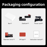 X20 2K enregistrement haute définition WIFI prise en charge de la connexion de téléphone portable pour la surveillance de stationnement 24 heures DVR Dash Cam